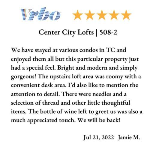 Center City Lofts 508 Unit 2 Close To Downtown And The Tart Trail Traverse City Exterior photo
